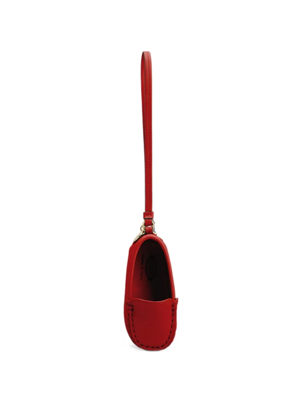 Metal Dots Gommino leather charm - 1