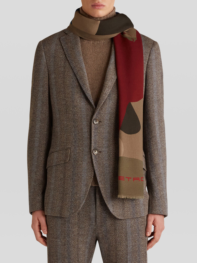 Etro PEGAFLYING PRINT SCARF outlook