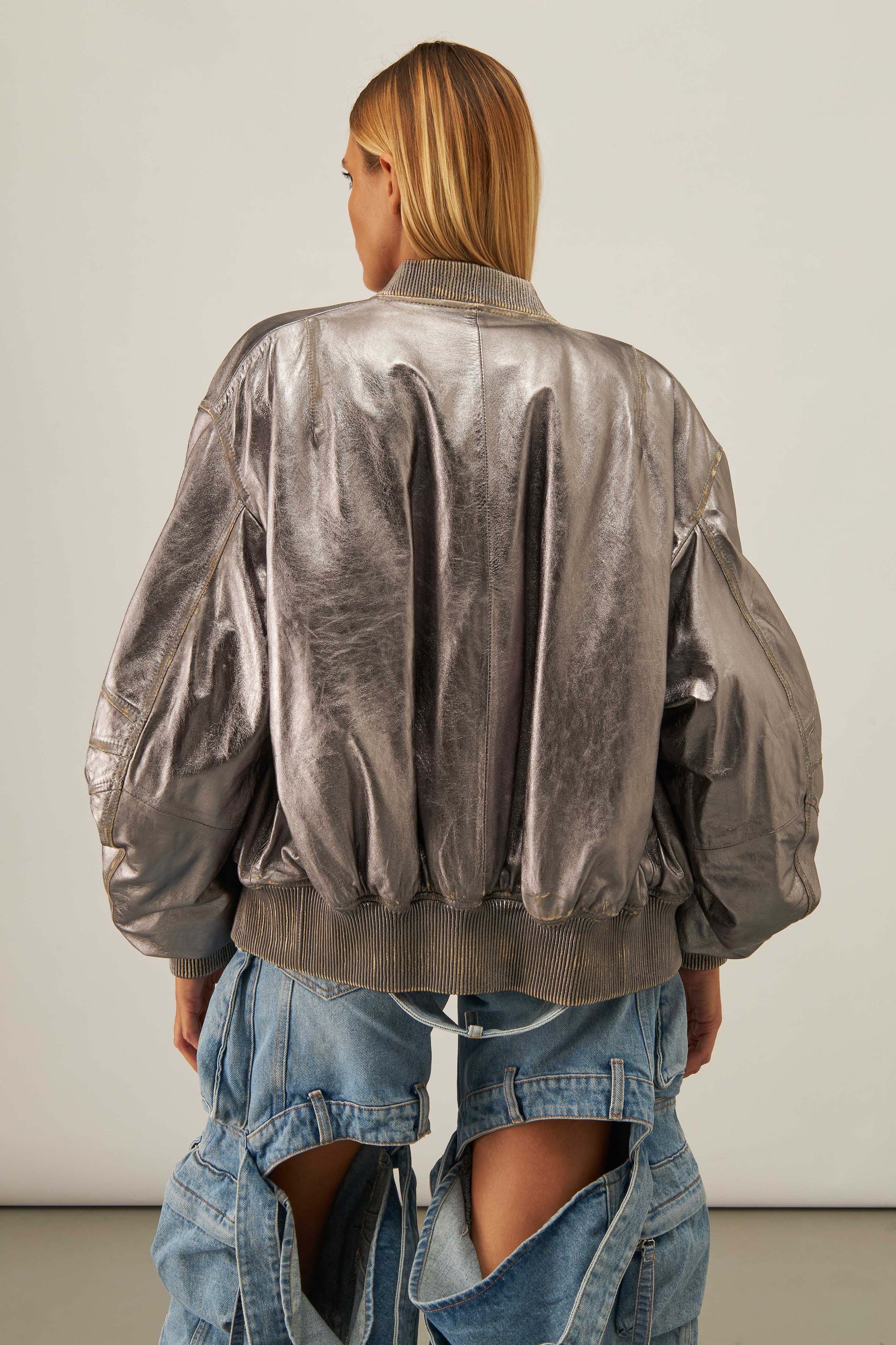 Leather Bomber - 3