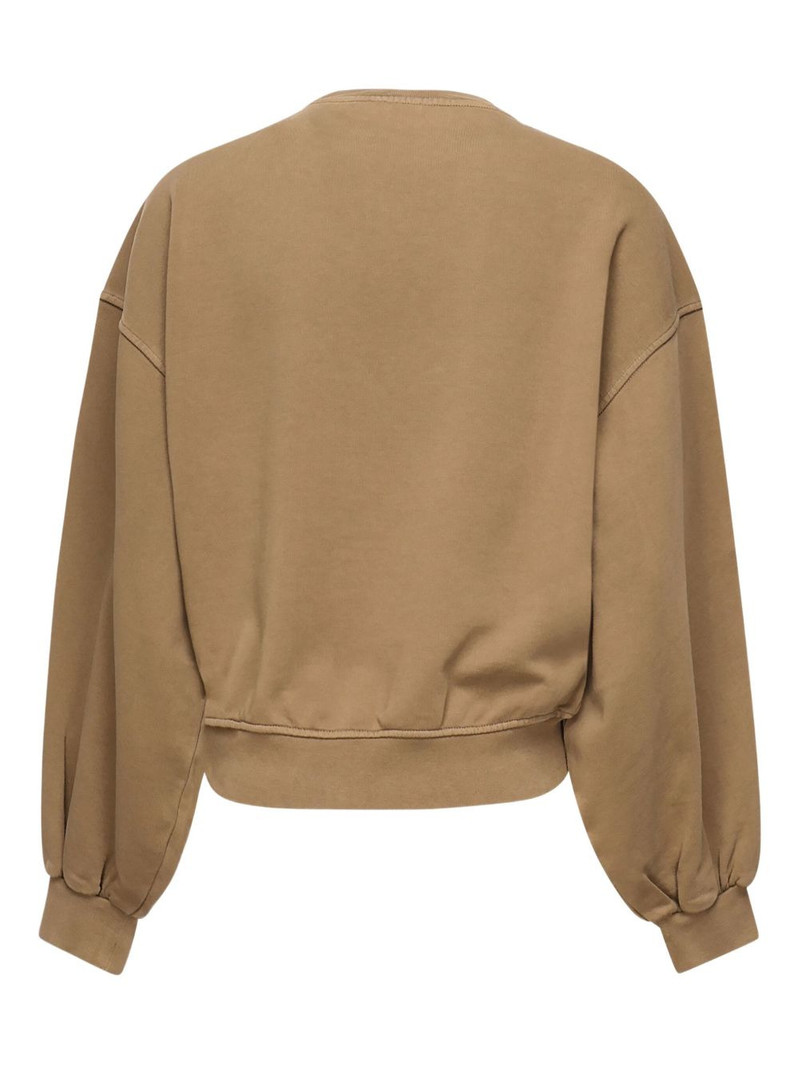 PINKO embroidered balloon-sleeve sweatshirt outlook