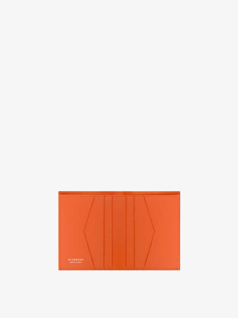 Givenchy GIVENCHY CARD HOLDER IN MICRO 4G LEATHER outlook