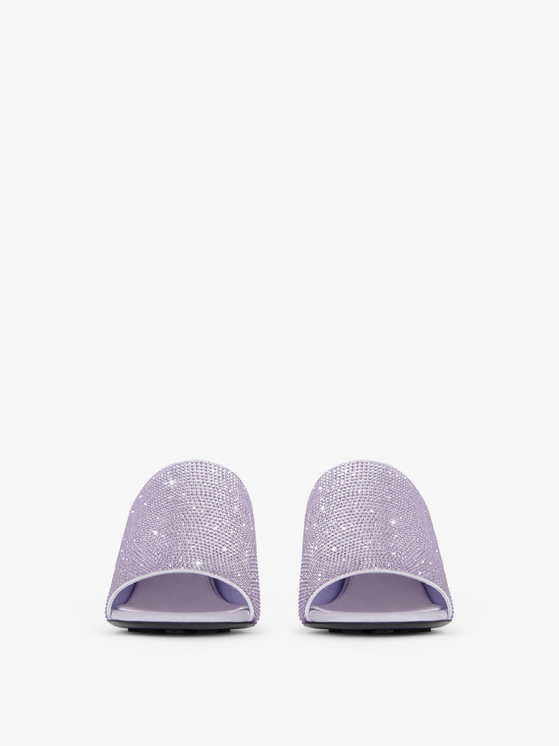 Givenchy G CUBE MULES IN SATIN WITH STRASS outlook