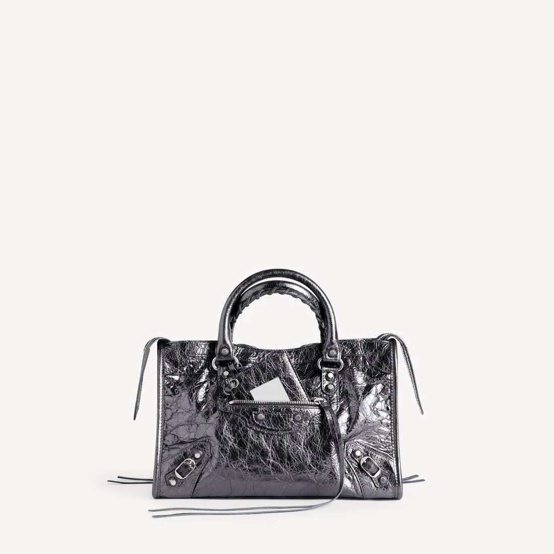 Women's Le City Bag Small in Steel Grey - 1