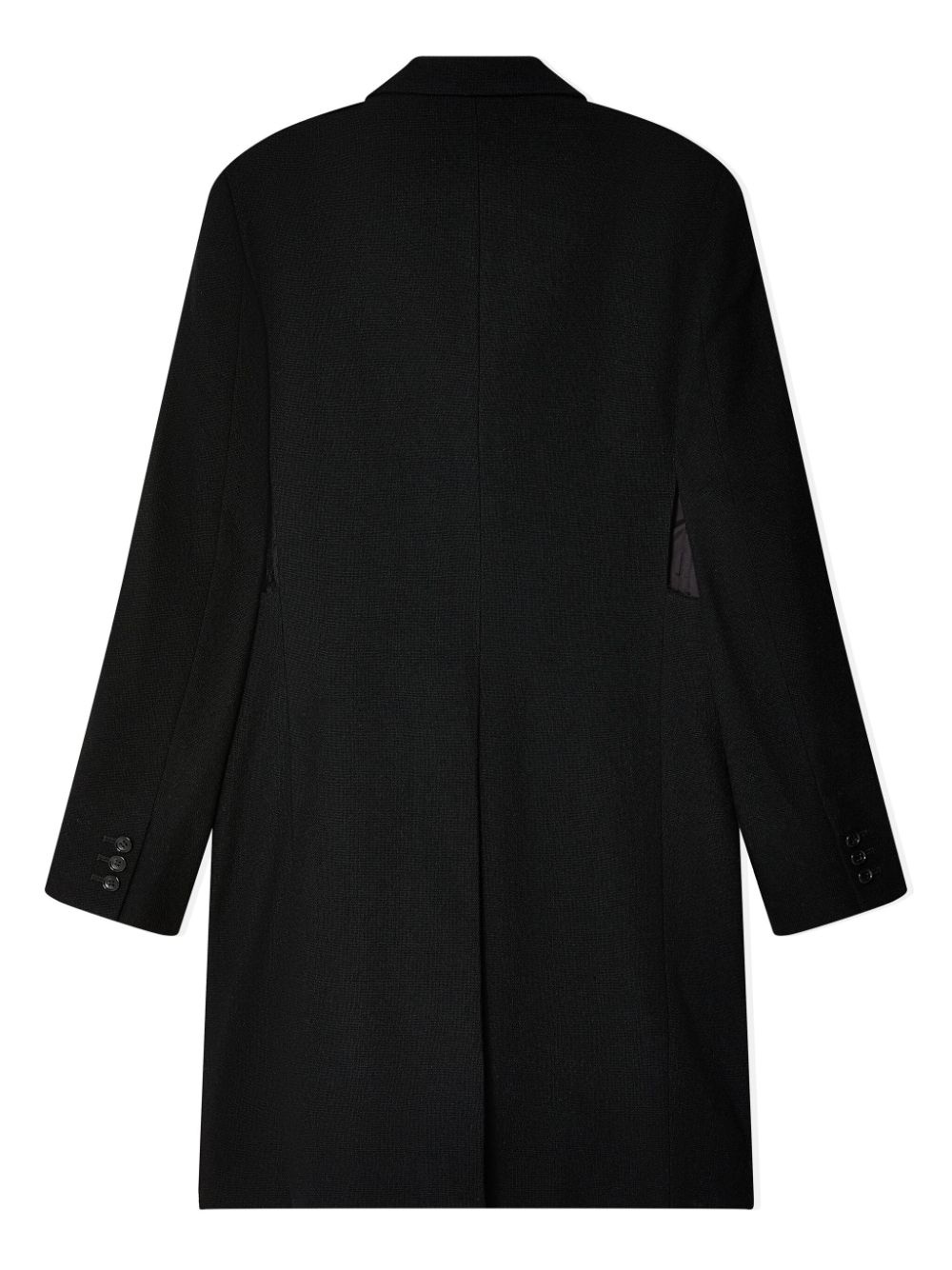 frayed-edge coat - 2