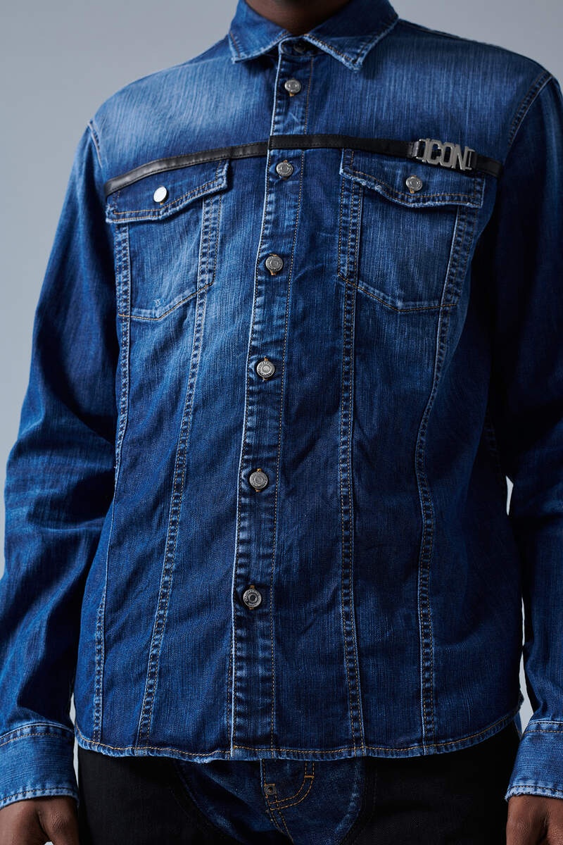 ICON DARK WASH REGULAR SHIRT - 5