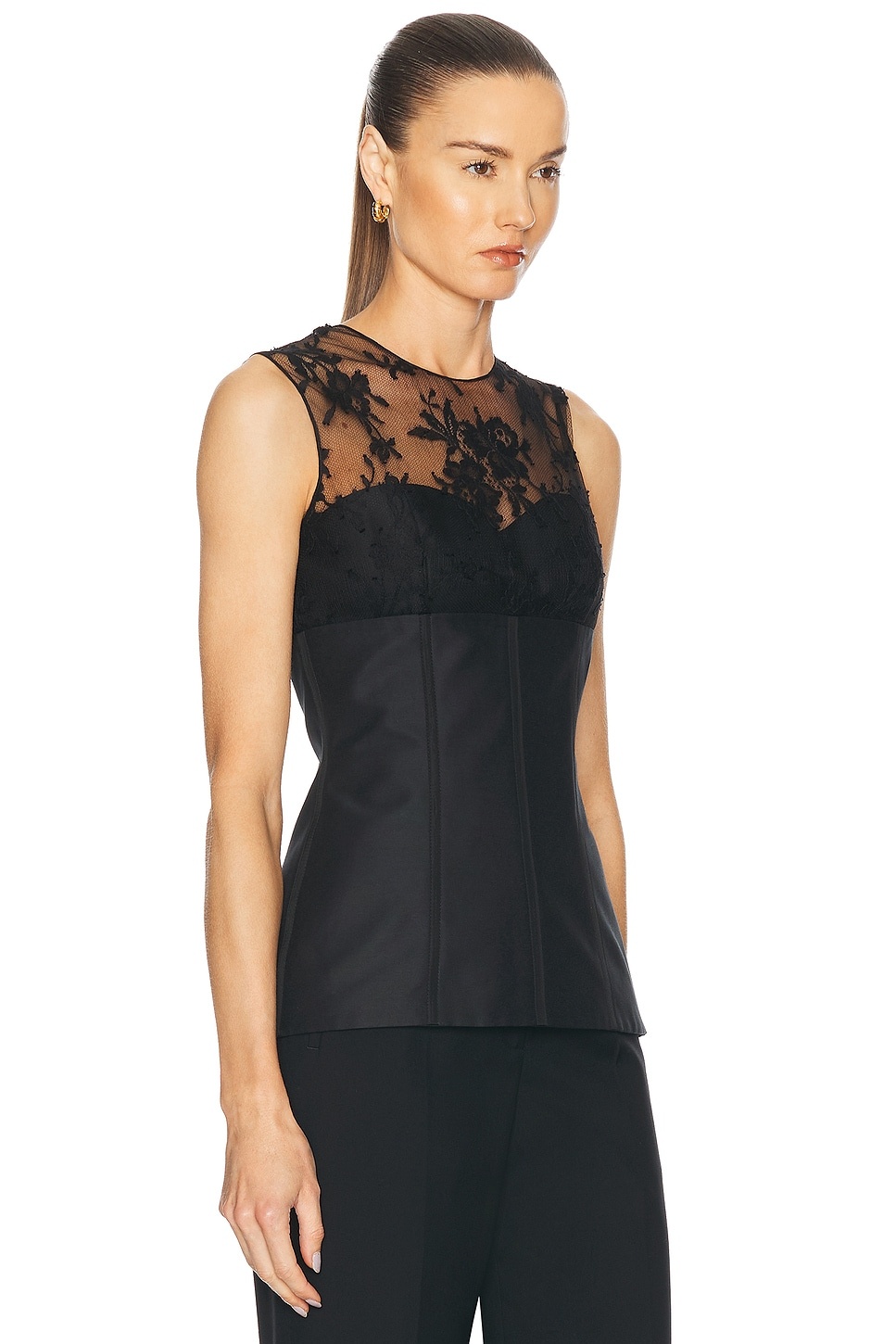 Lace Ottoman Corset Top - 2