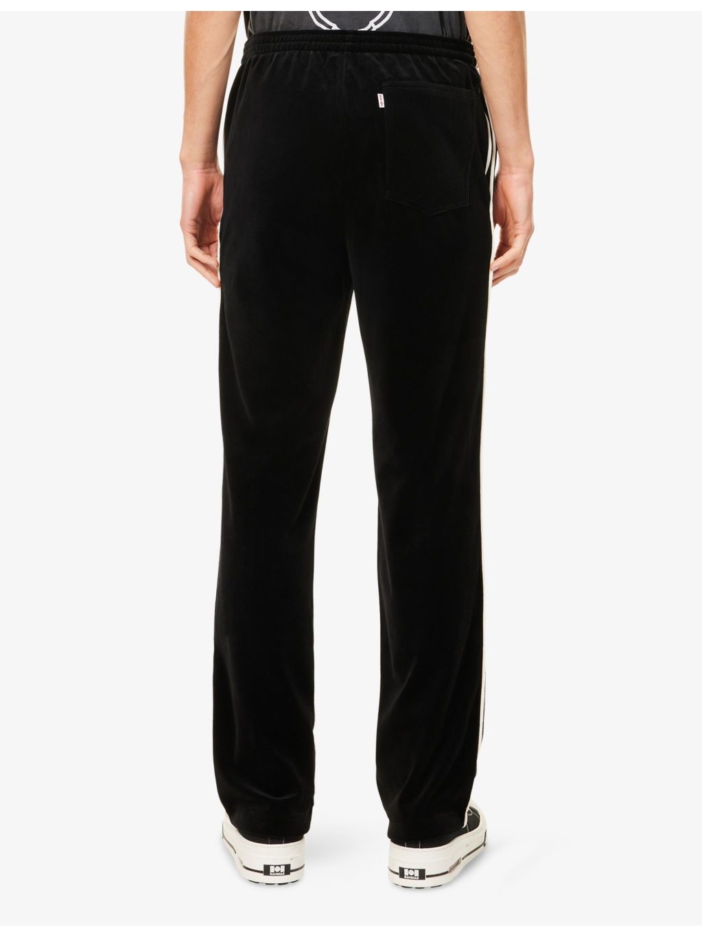 Lastman Embroidered Velvet Track Jogging Bottoms - 4
