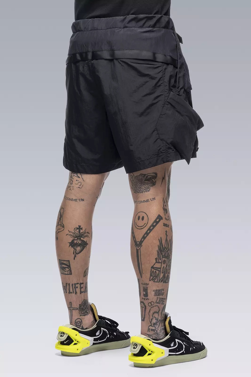 SP29K-M Nylon BDU Short Pant Black - 5