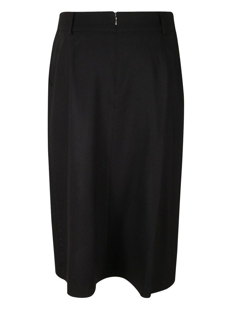Herno pleated midi skirt outlook