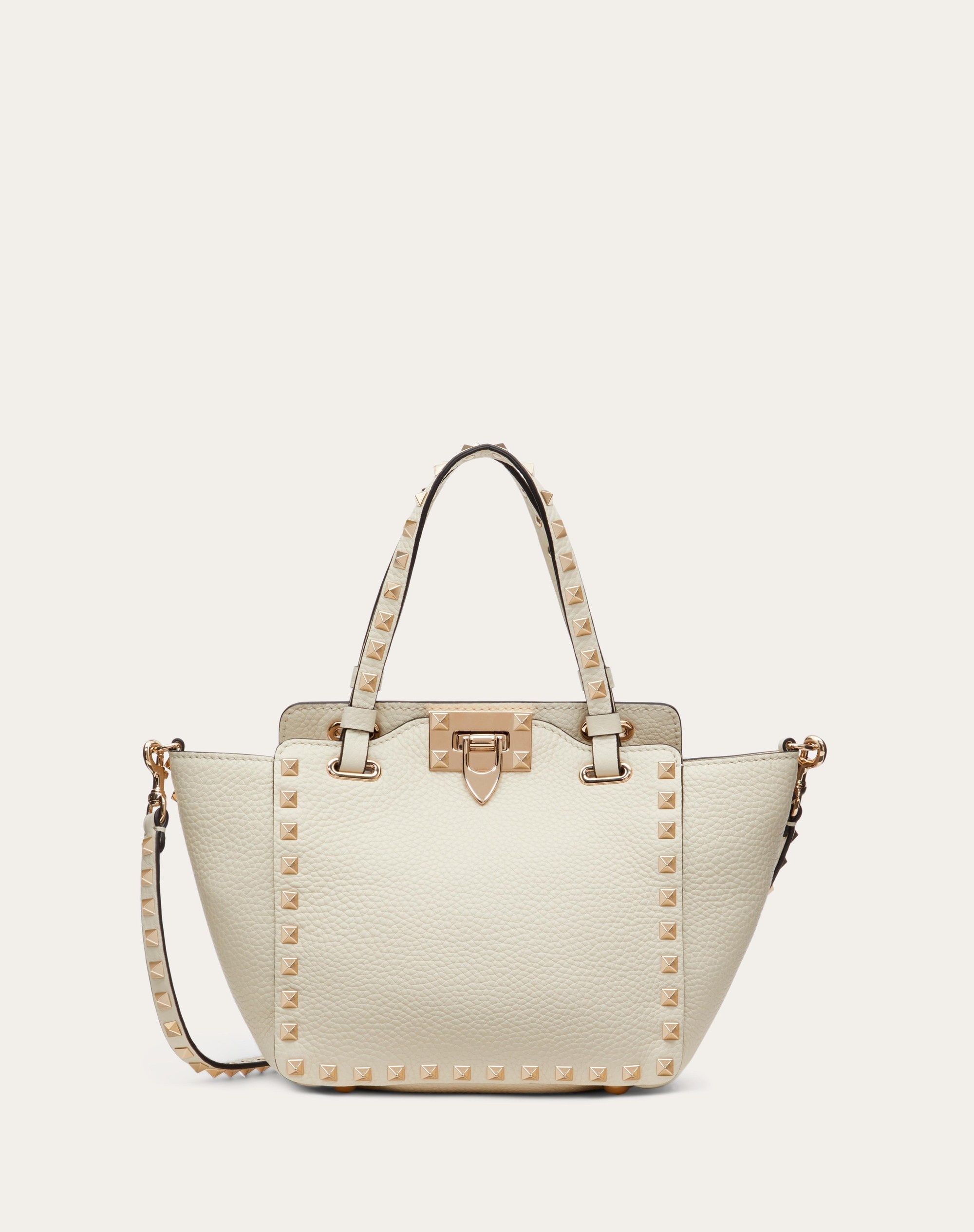 MINI ROCKSTUD GRAINY CALFSKIN BAG - 1