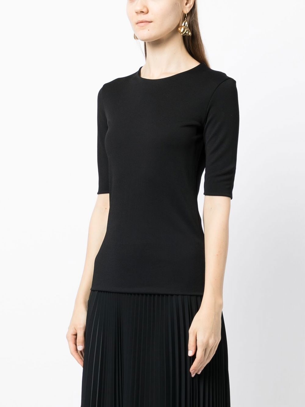 round neck short-sleeved T-shirt - 3