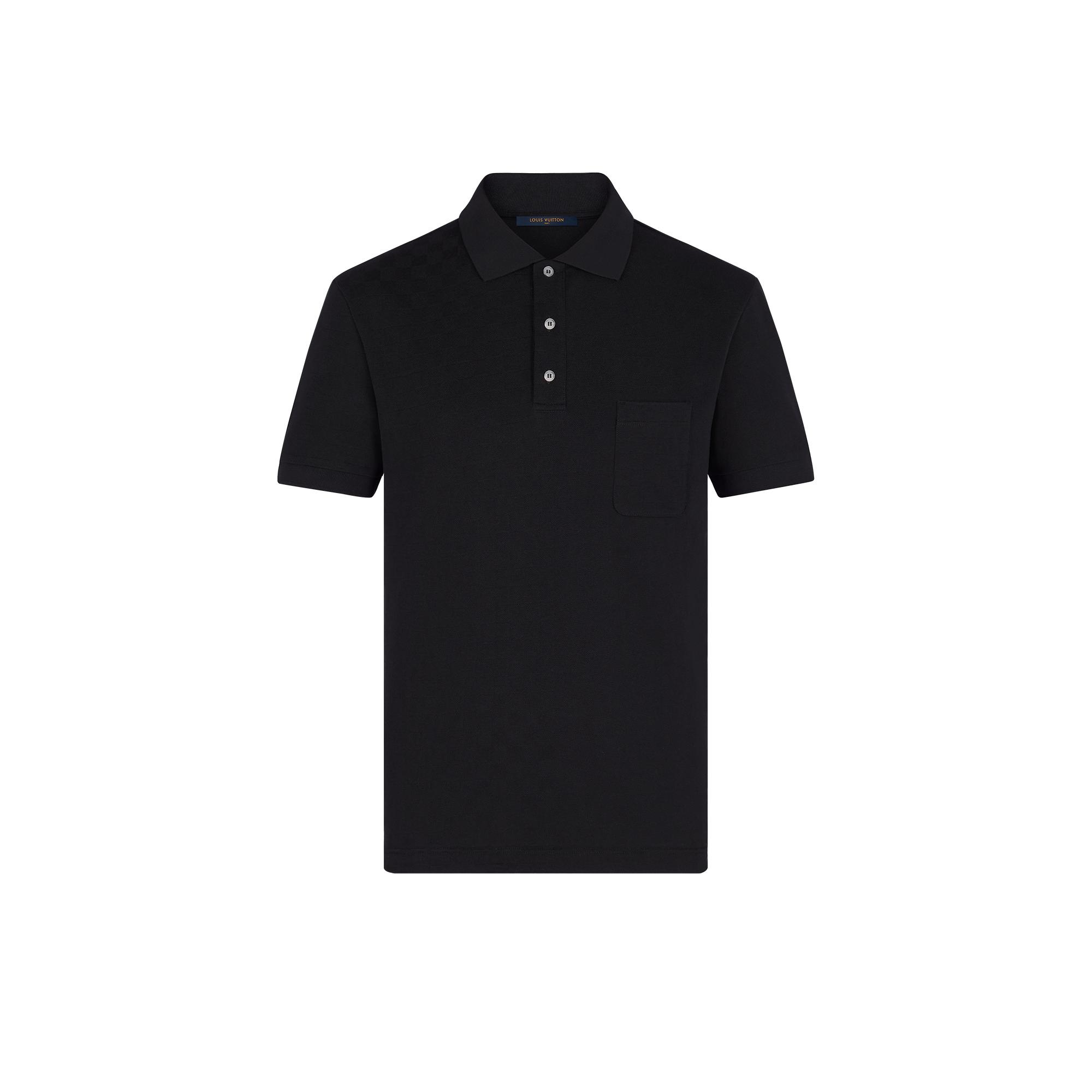 Half Damier Pocket Polo - 1