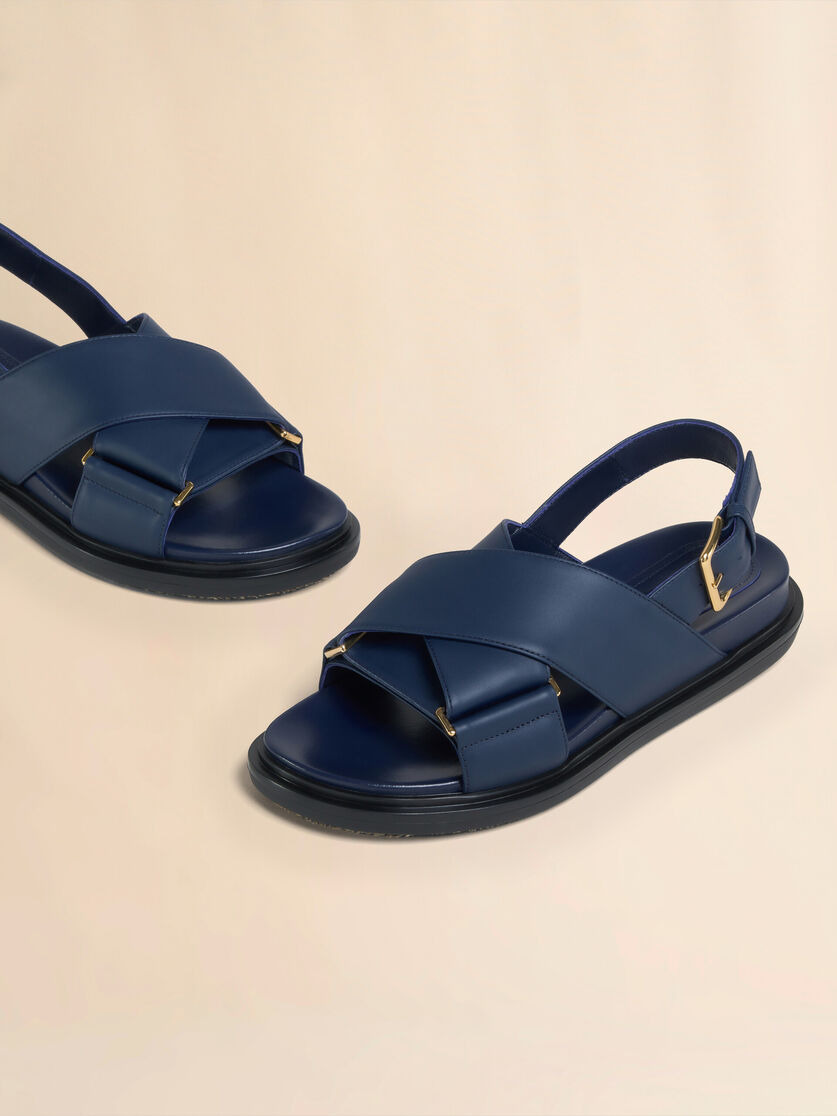 BLUE LEATHER FUSSBETT - 5