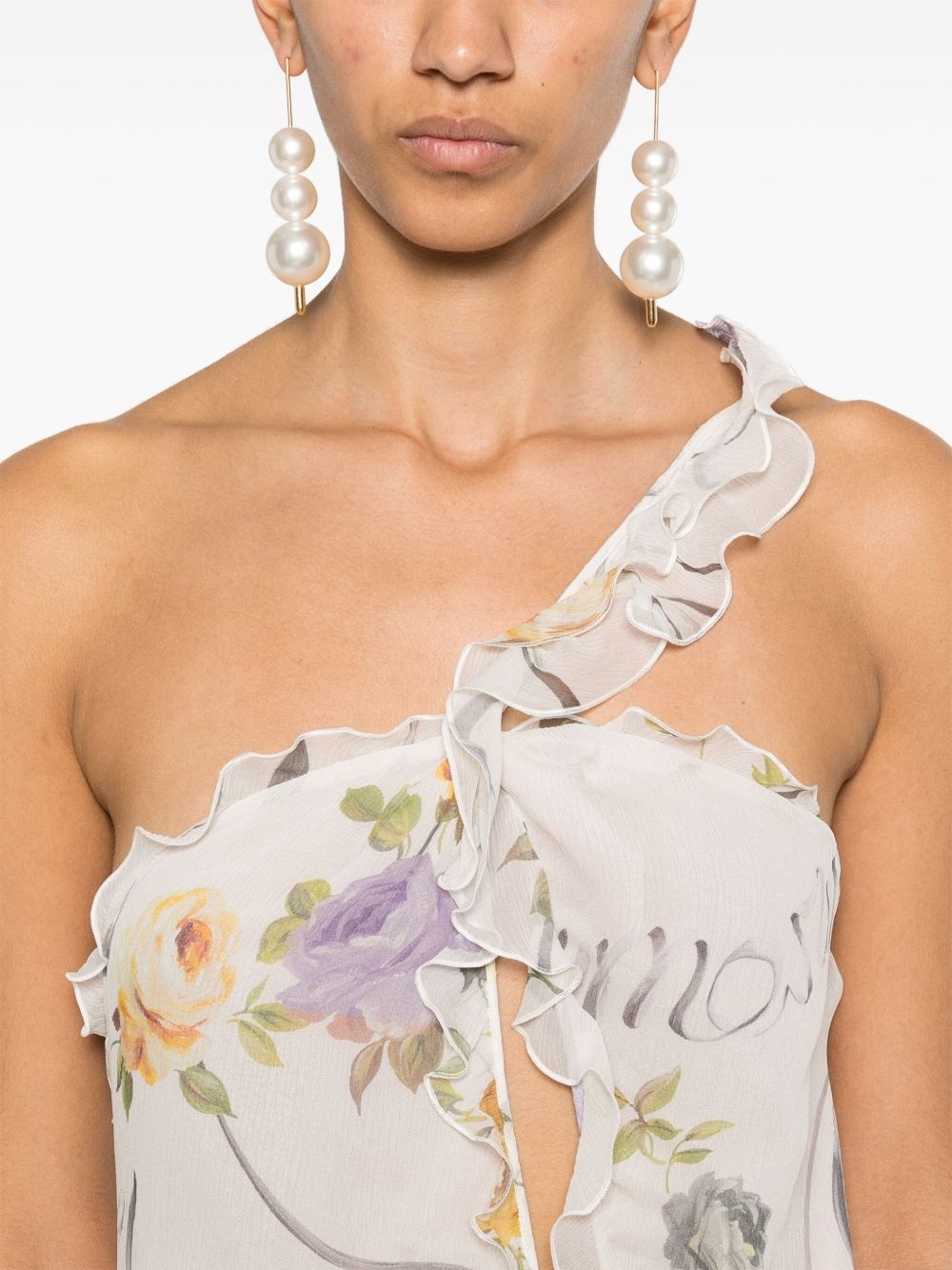 floral-print maxi dress - 5