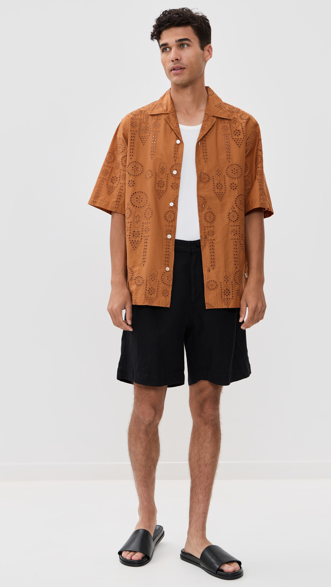 Ben Embroidered Camp Shirt - 4