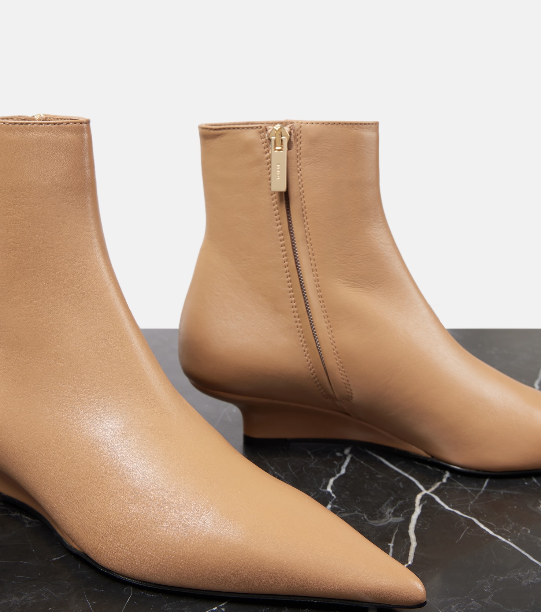 Sharp 40 leather ankle boots - 5