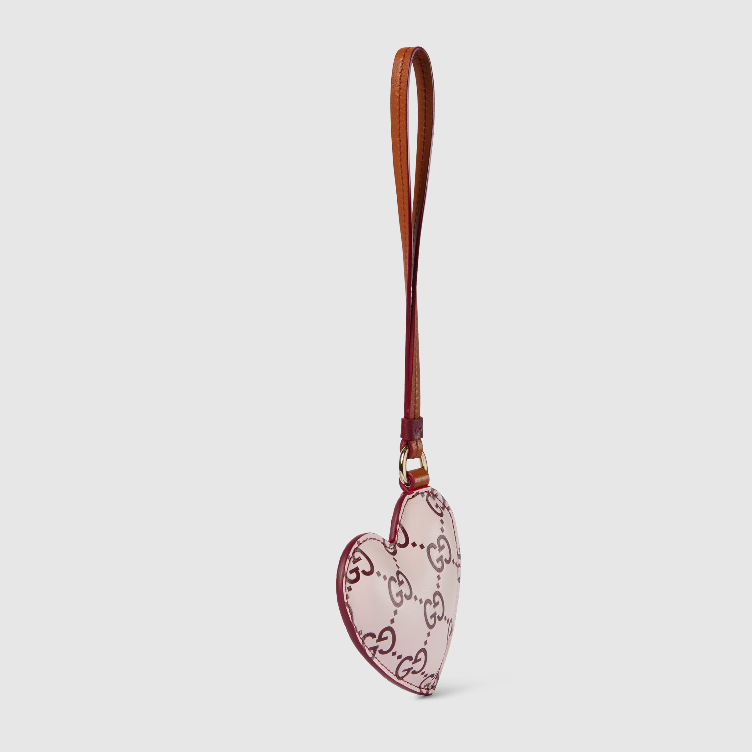Heart-shaped bag charm - 2