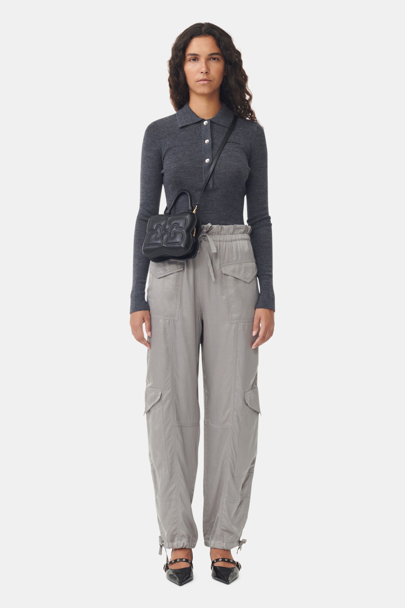 BLACK SMALL BUTTERFLY CROSSBODY BAG - 3