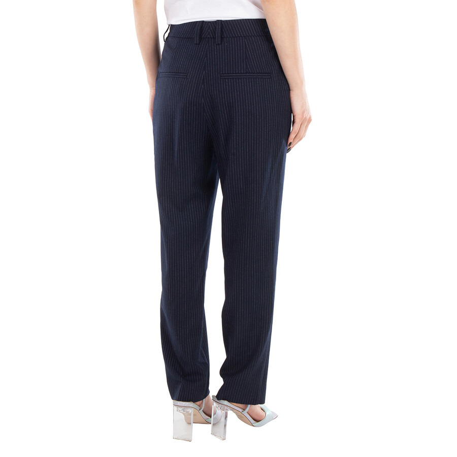 Anine Bing Blaine Wool Blend Cropped Pants - 3