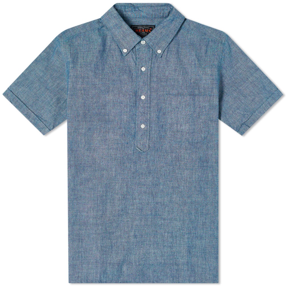 Beams Plus Popover Chambray Shirt - 1