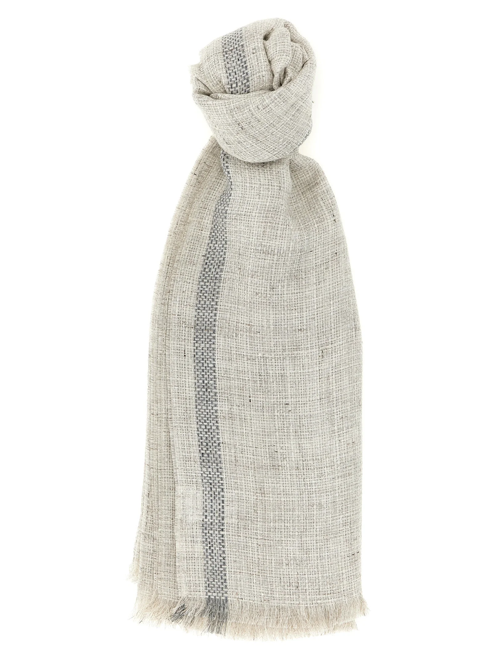 Brunello Cucinelli Men Linen Scarf - 1
