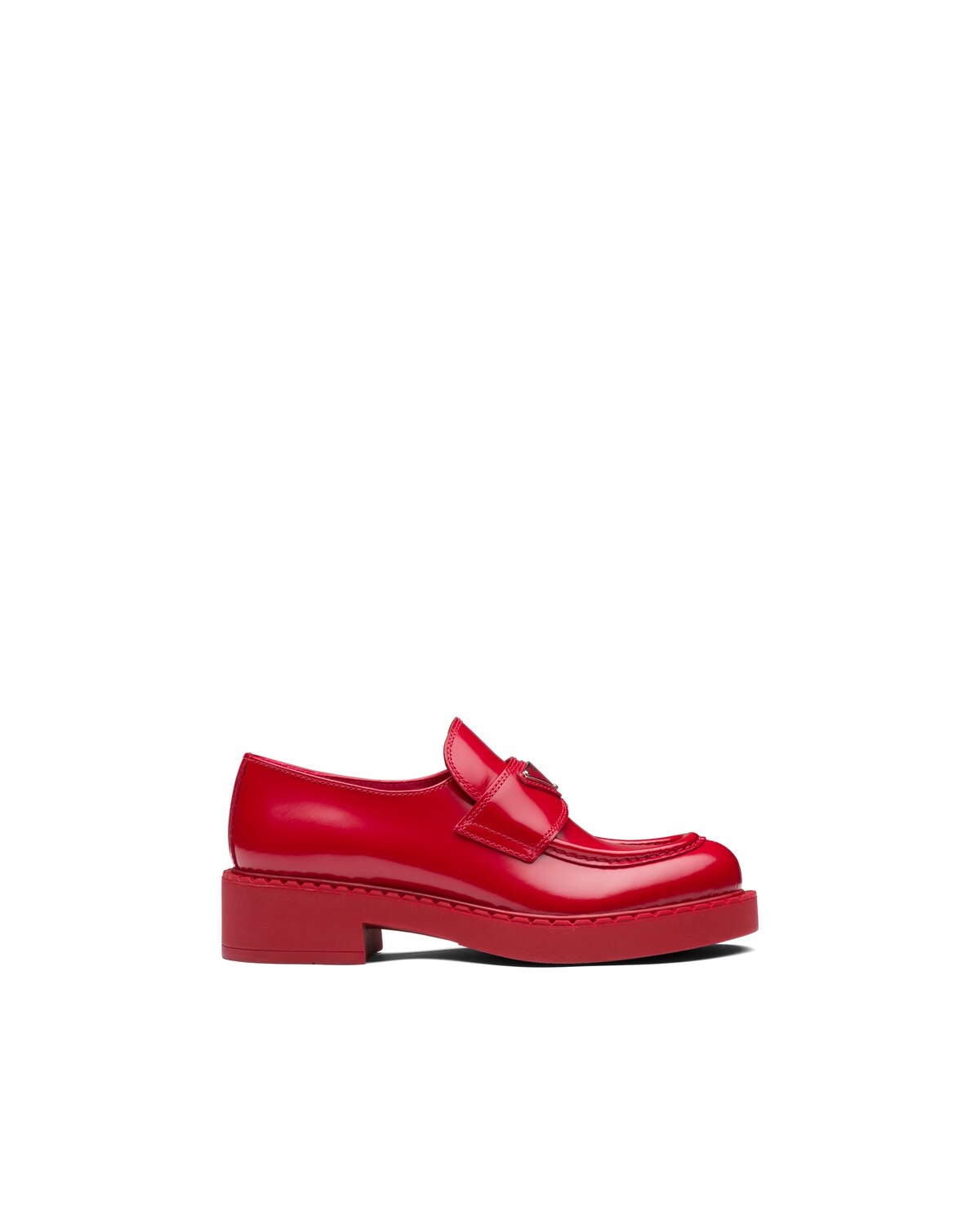 Chocolate brushed leather loafers - 2