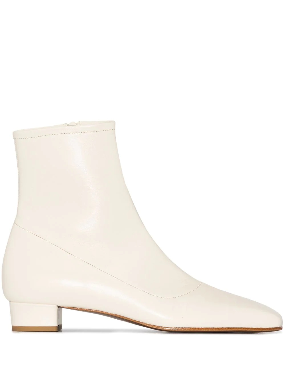 Este 30mm square-toe ankle boots - 1