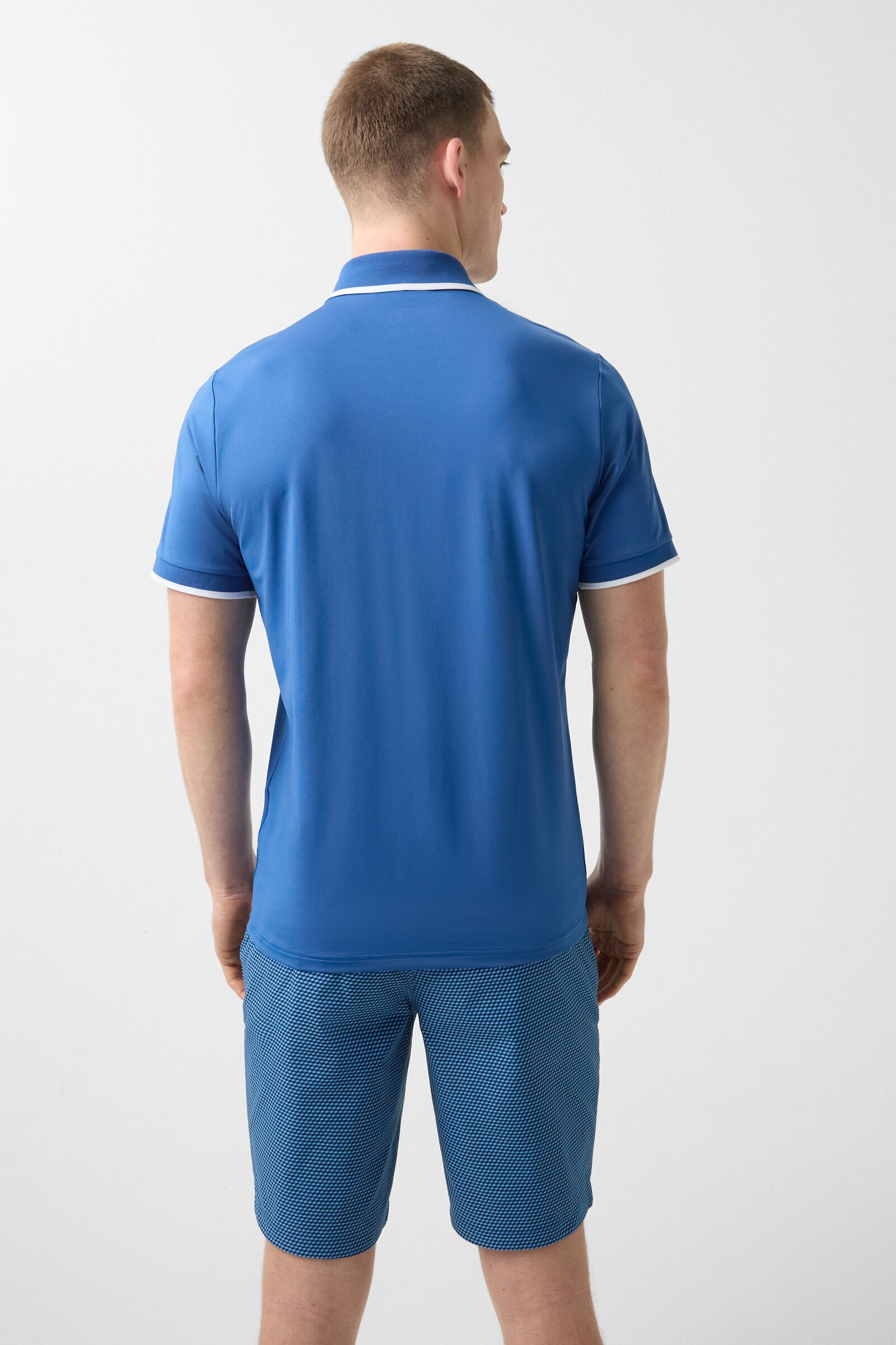 Cody functional short-sleeved top in Royal blue - 3