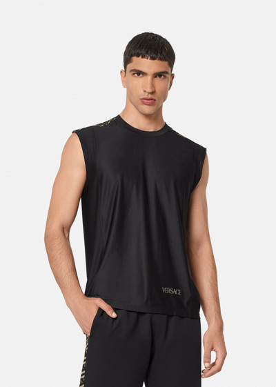 VERSACE Greca Signature Accent Gym Tank Top outlook