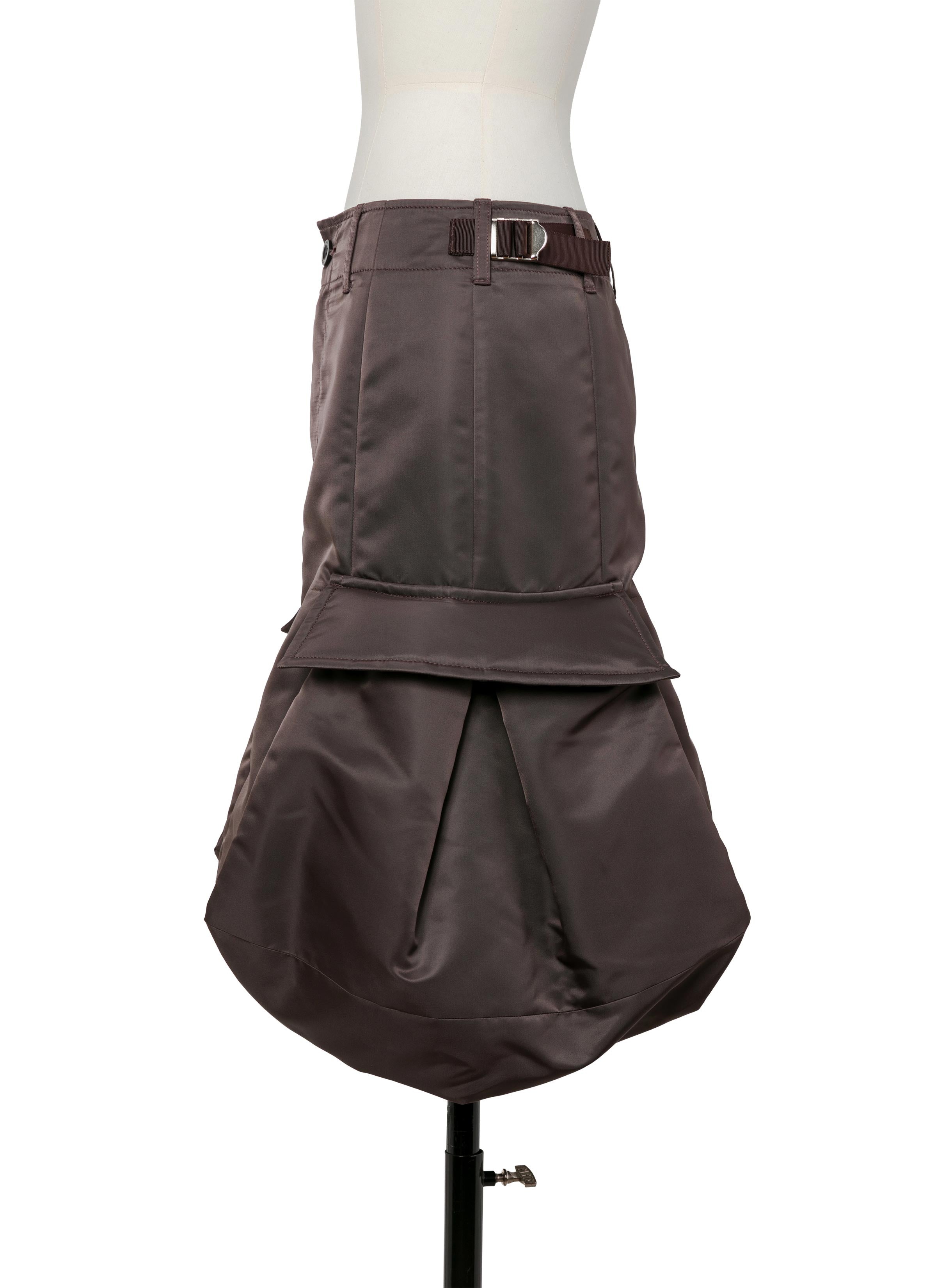 Nylon Twill Skirt - 3