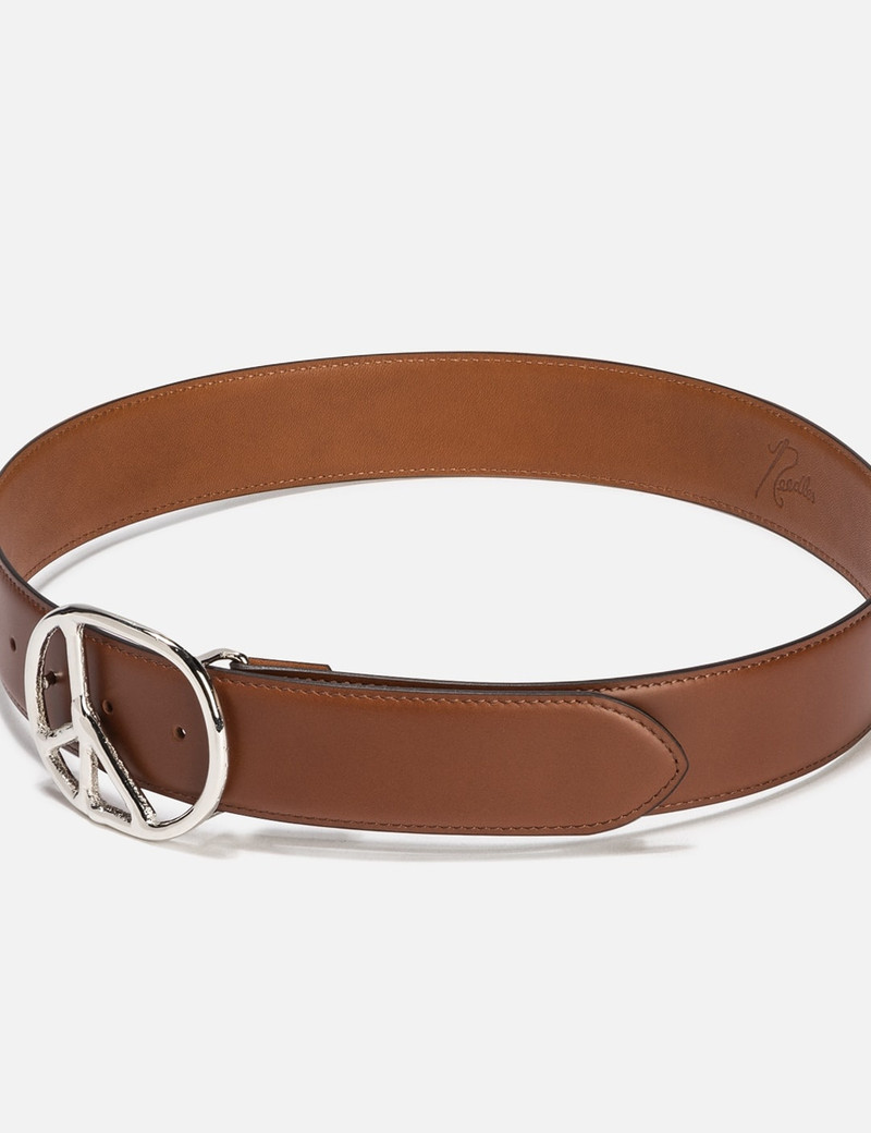 NEEDLES PEACE BUCKLE BELT - STEER LEATHER outlook