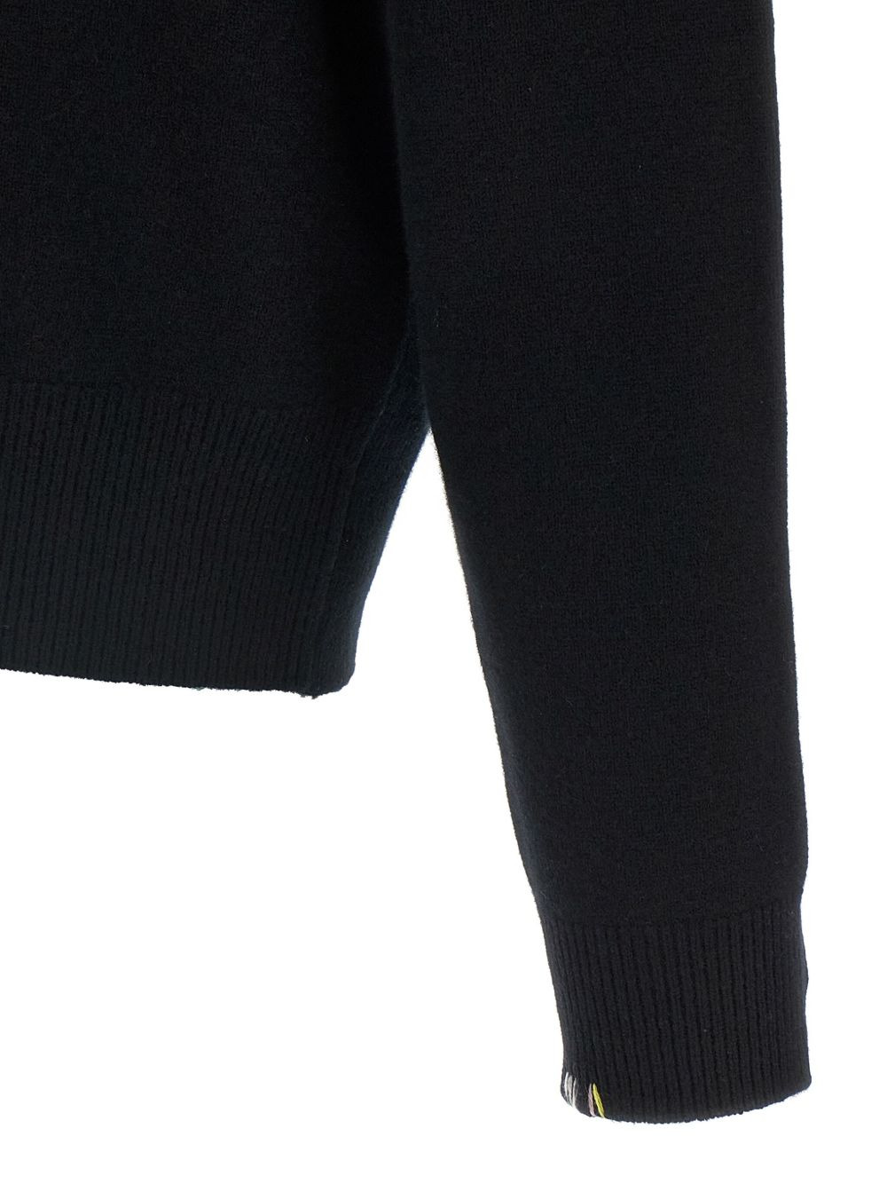 half-zip cuffed-sleeves sweater - 4