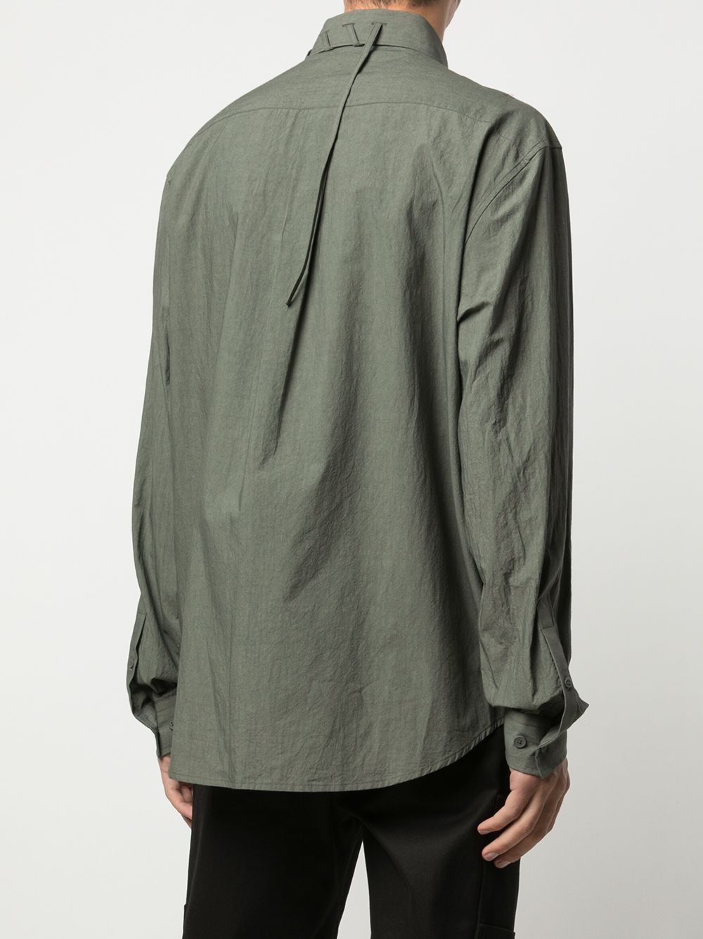 long-sleeved cotton shirt - 4