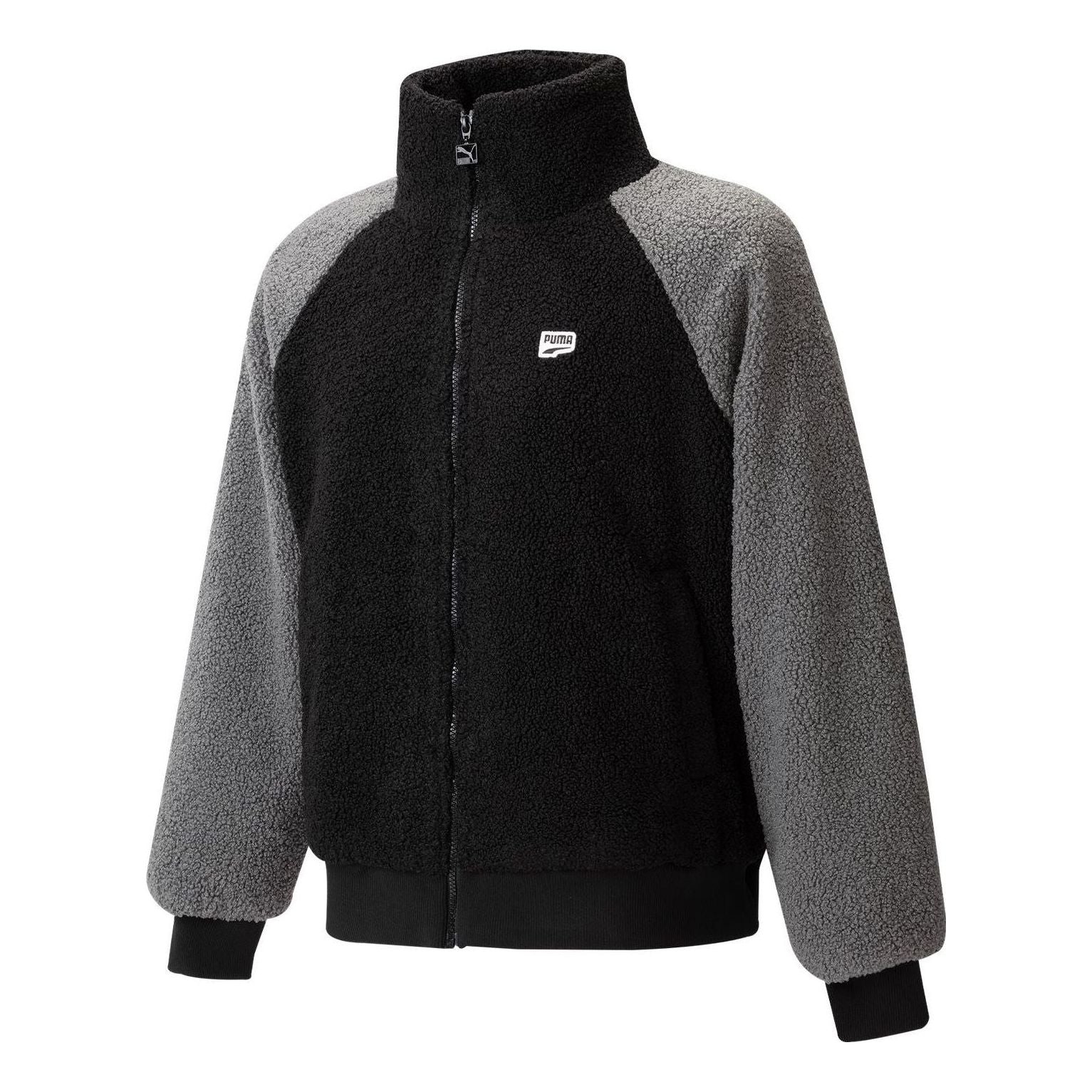 Puma Reglan Sleeve Sherpa Jacket 'Black' 539569-01 - 1