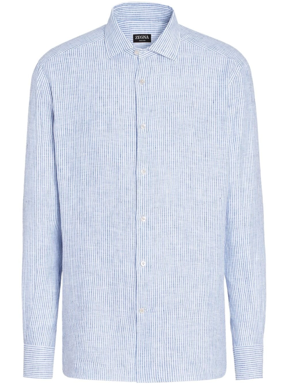Oasi striped linen shirt - 1