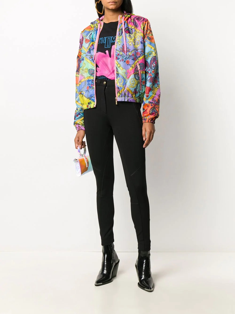 Paisley Fantasy hooded jacket - 2