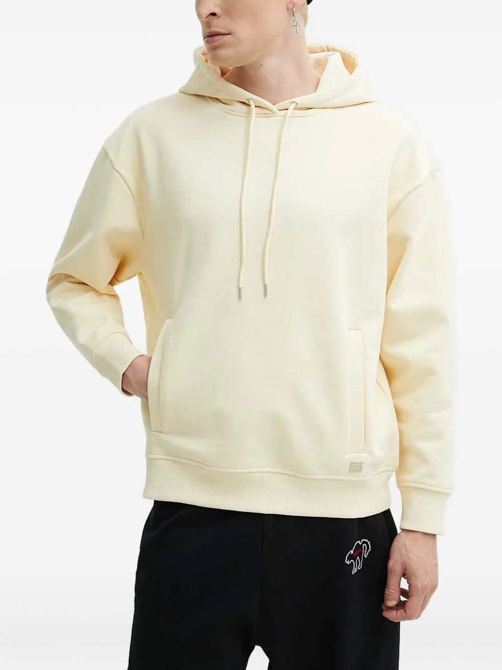 drawstring pouch hoodie - 1