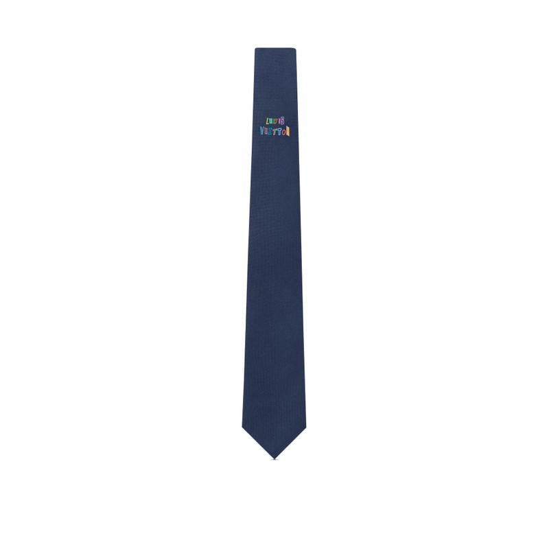LVxNBA Monogram Letters Tie 1