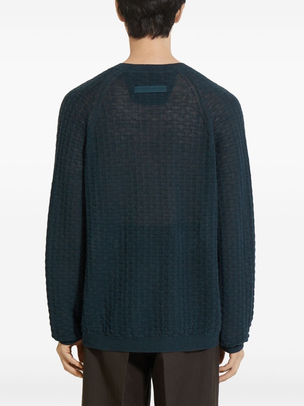 Oasi Lino V-neck sweater - 4