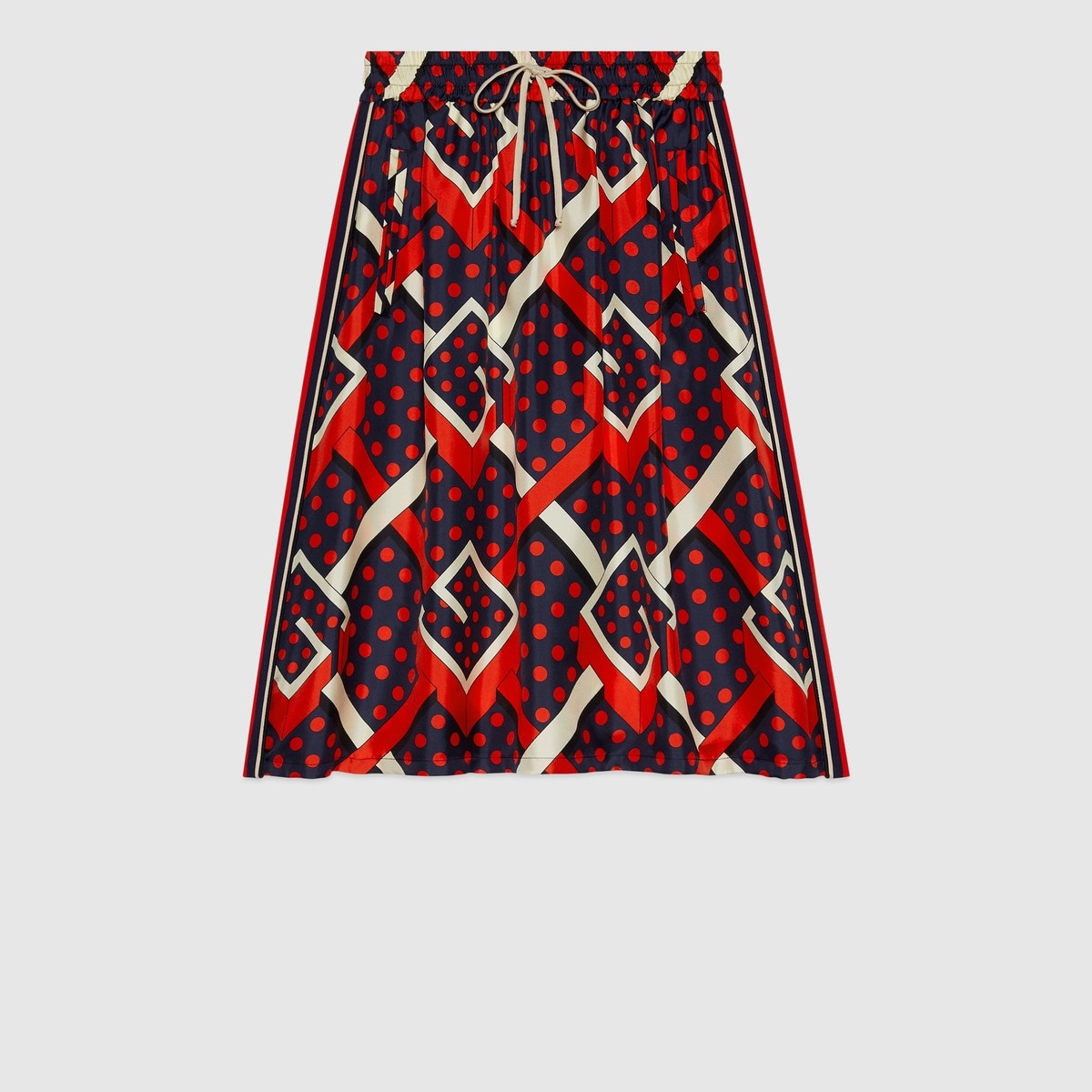 G dot labyrinth print skirt - 1