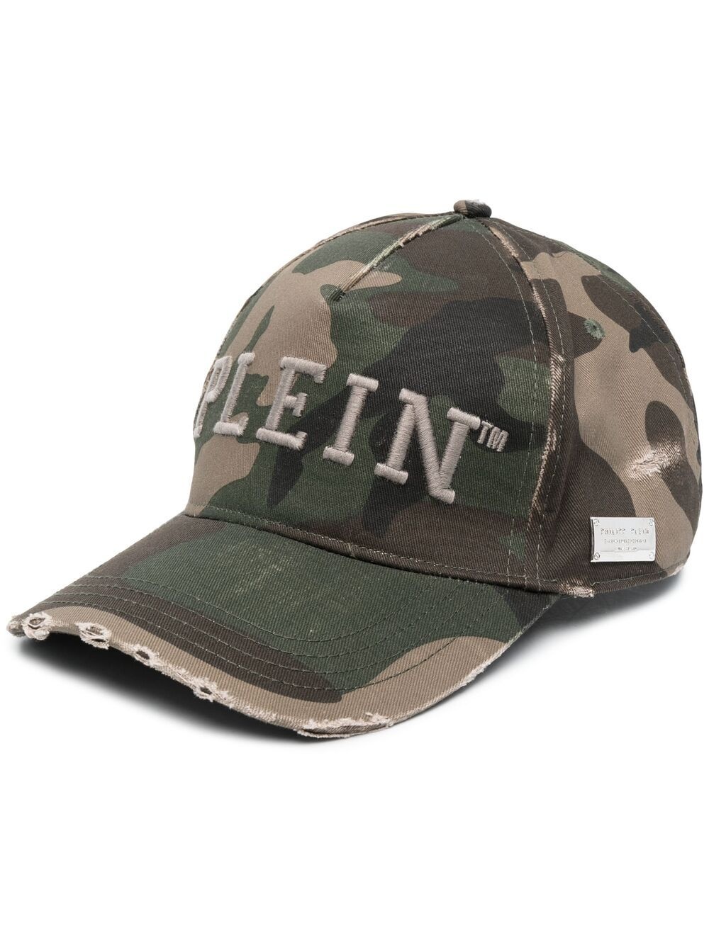 camouflage print baseball cap - 1