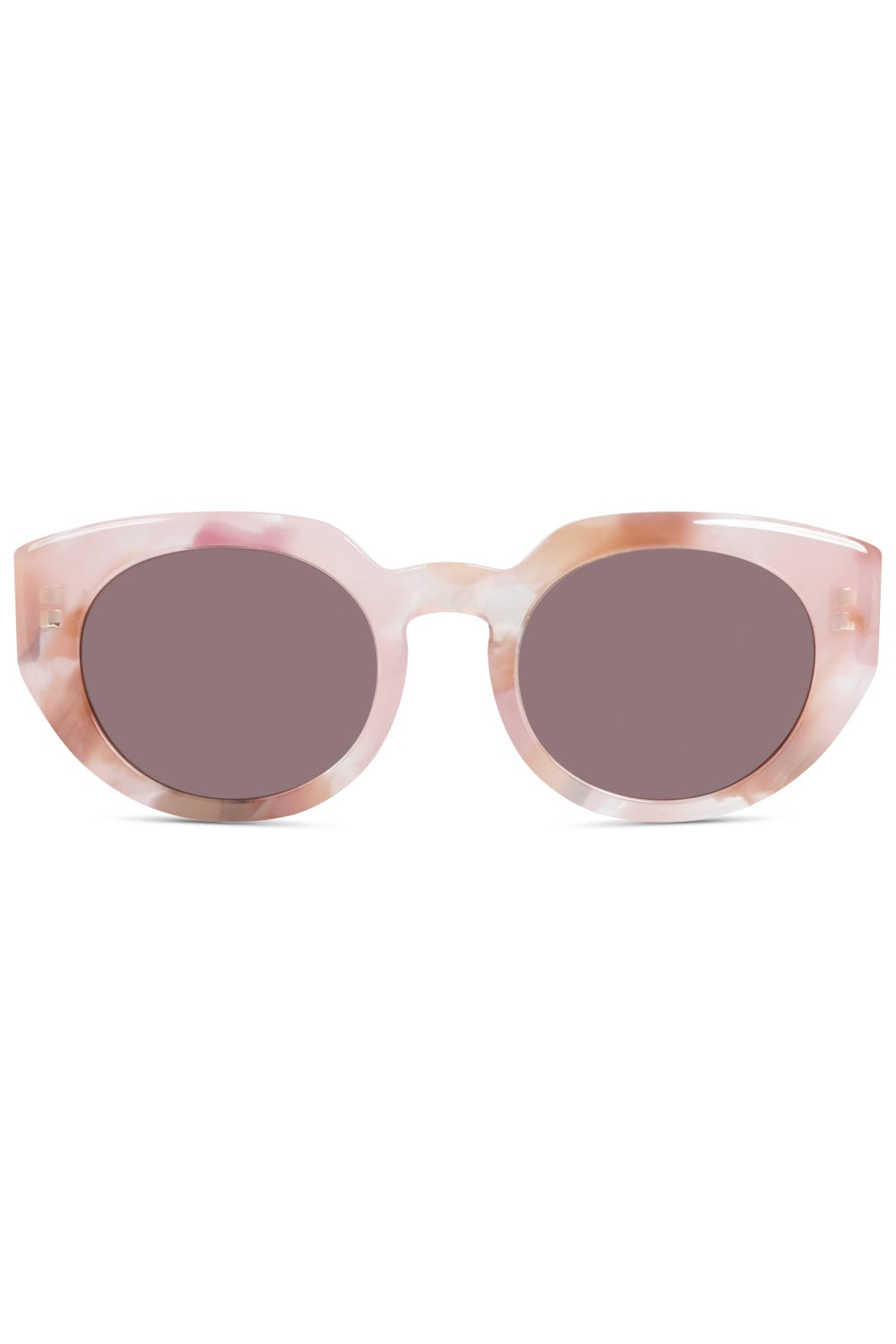 CHO311S ROUNDED SUNGLASSES | PINK/BLACK - 1
