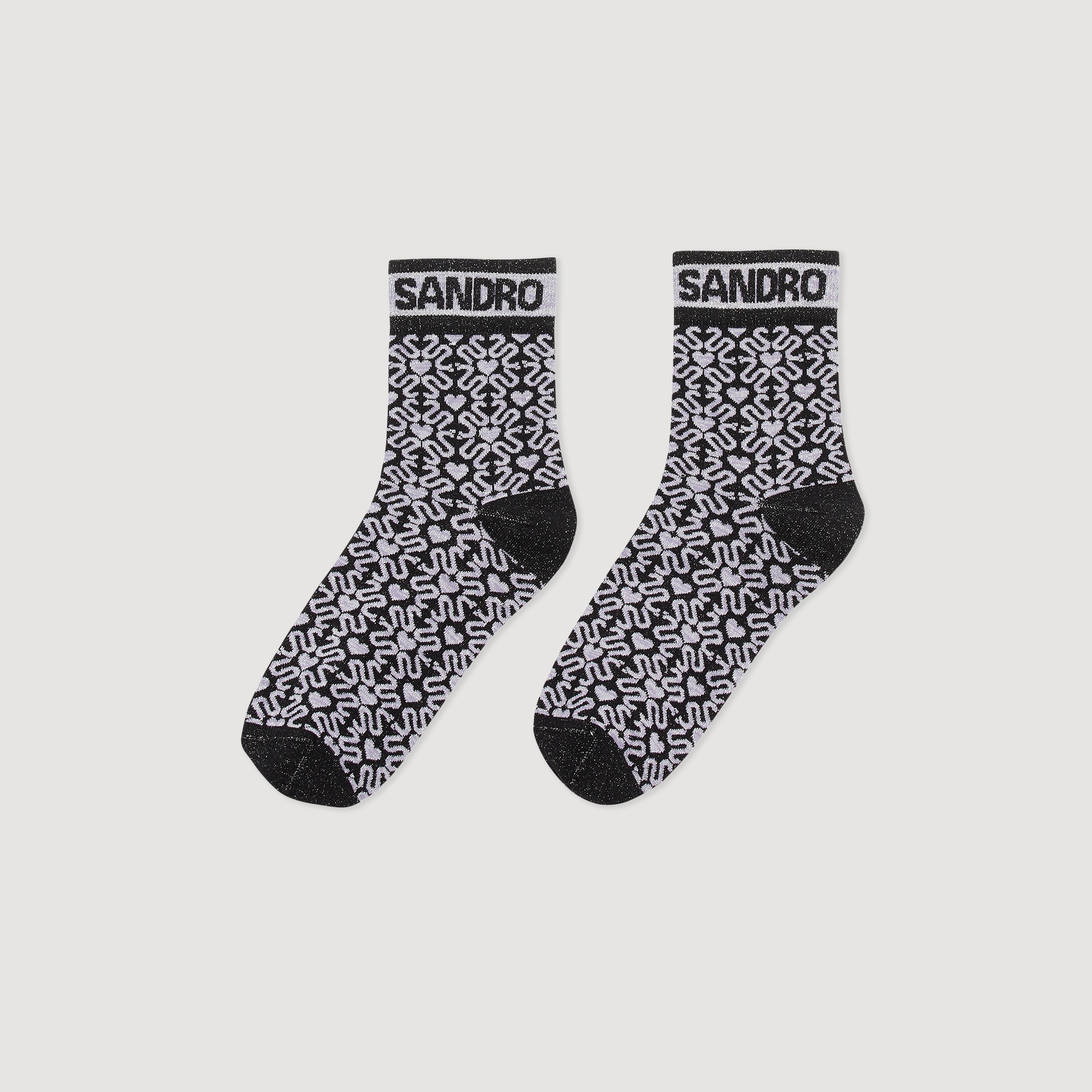 Shiny double S socks - 1