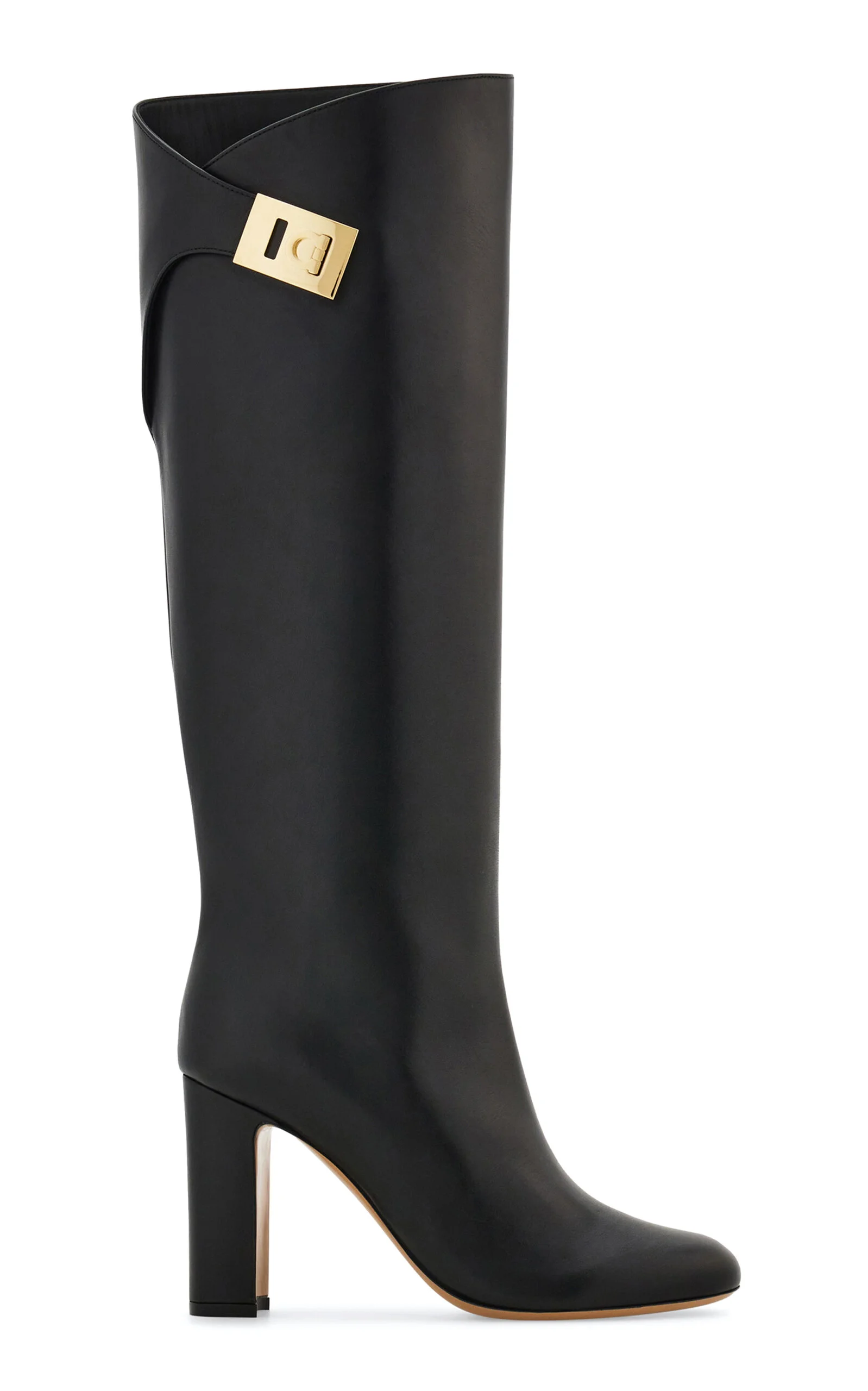 Enni Leather Knee Boots black - 1