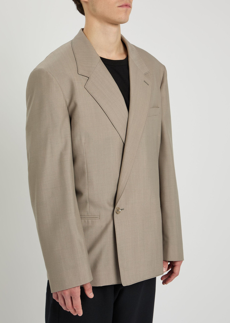 Lemaire Lemaire Single-breasted Woven Blazer outlook