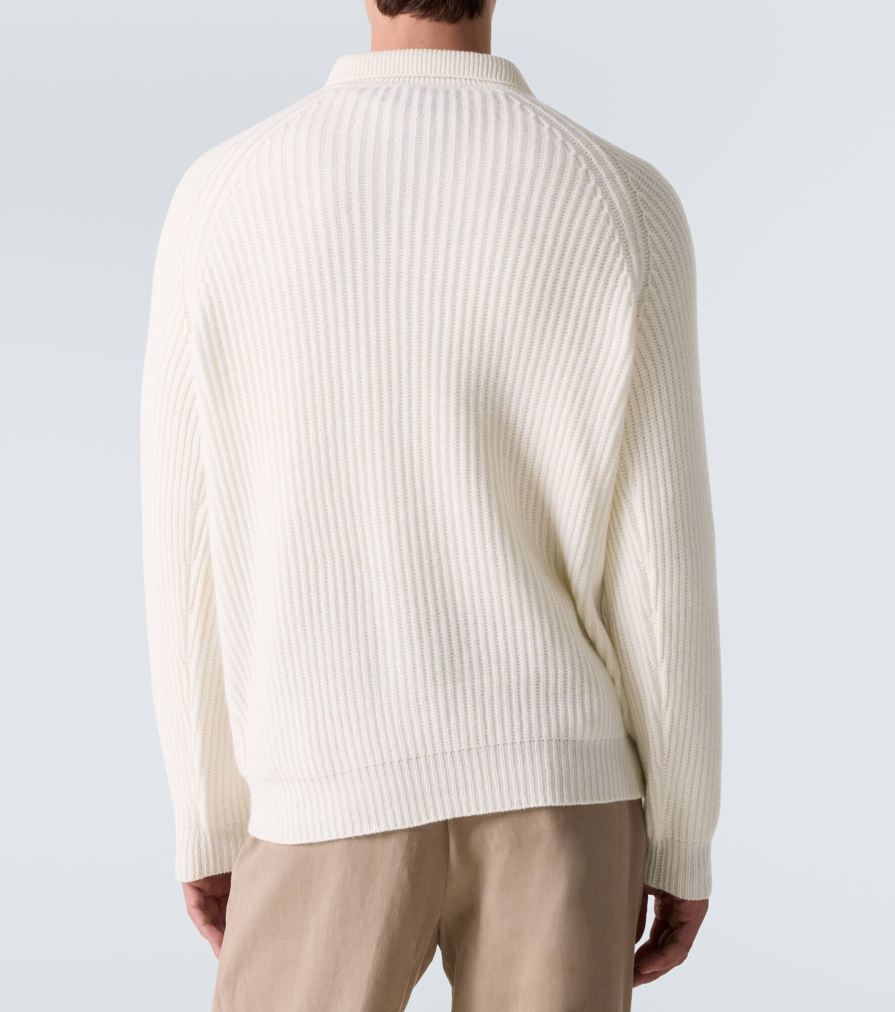 Mr Darius cashmere polo sweater - 4