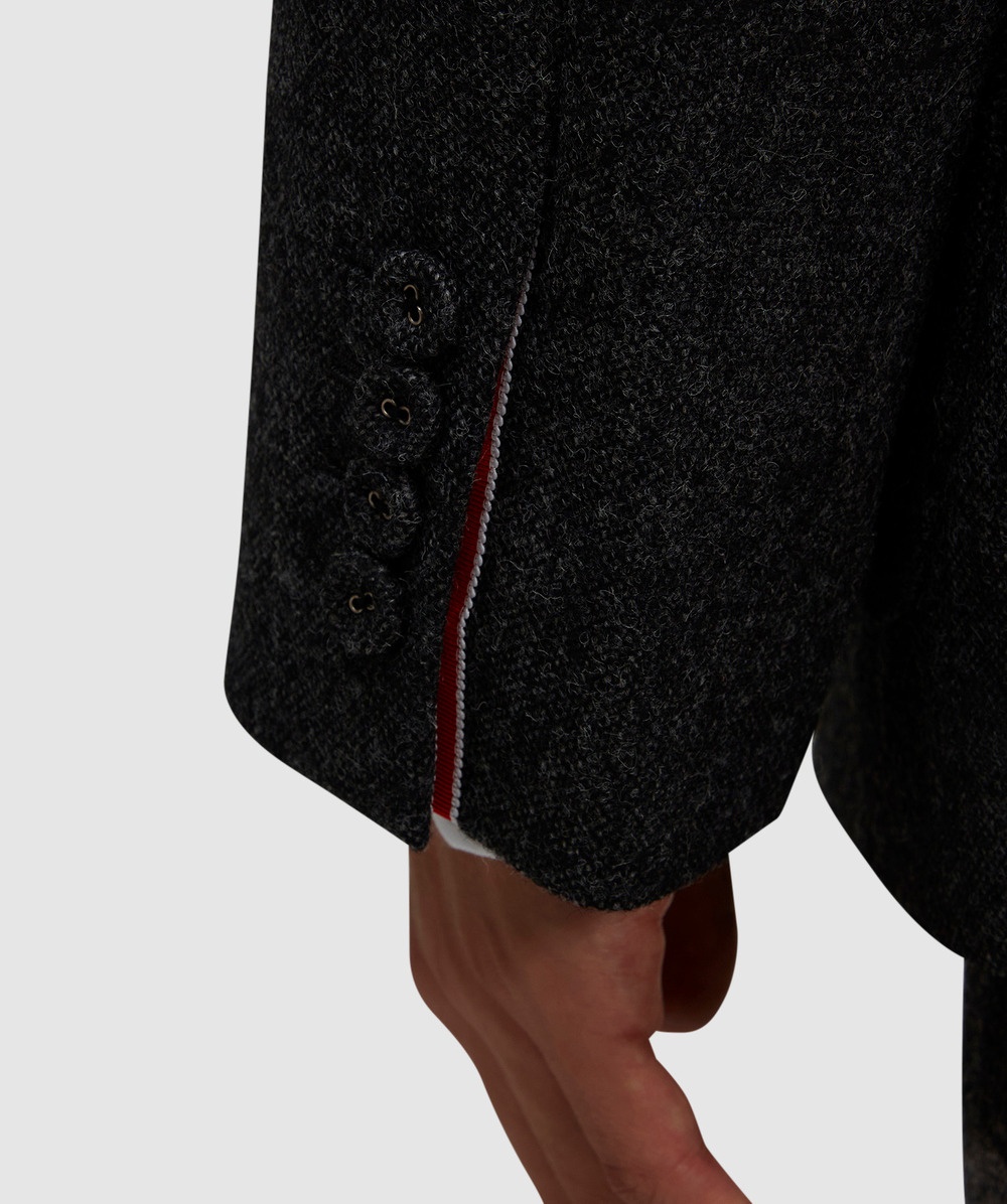 Unstructured 4 bar tweed blazer - 7
