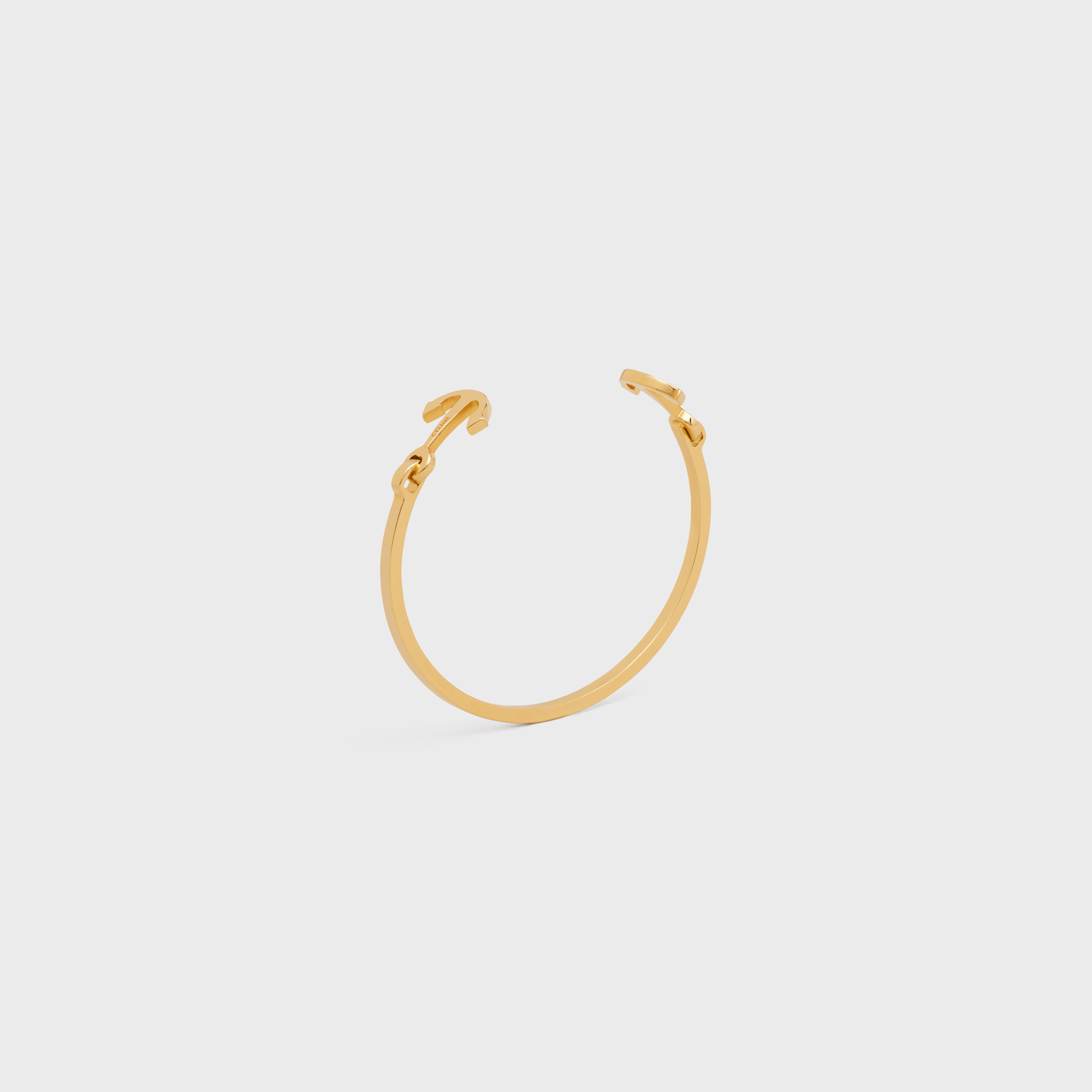 Ancre Celine Thin Cuff in Brass with Gold Finish - 2