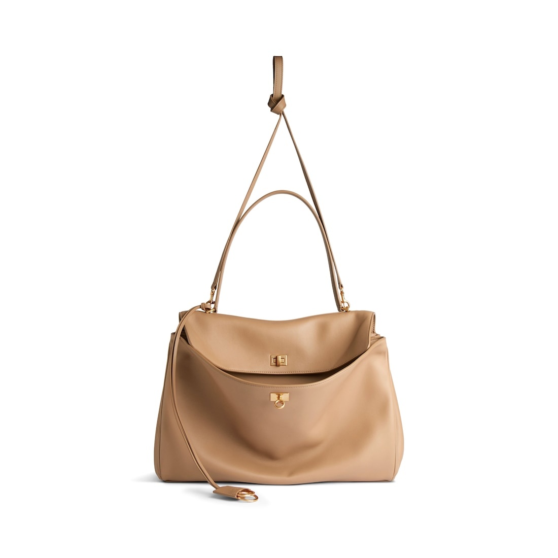 Women's Rodeo Large Handbag in Dark Beige - 4