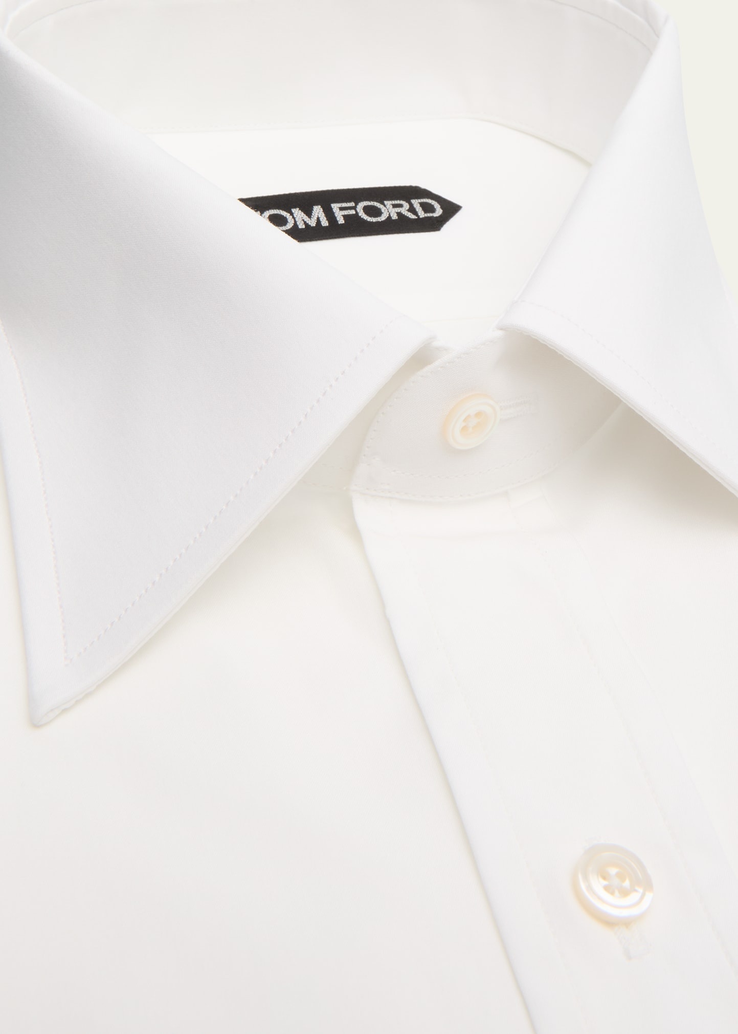 Men's Cotton Point-Collar Dress Shirt - 2